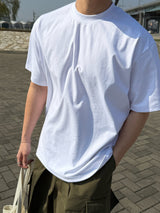 Ponte layered short sleeve t-shirt