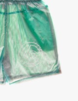 OPAQUE MESH LAYERED SHORT PANTS MINT