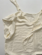 Tulip Tie Short Sleeve Blouse