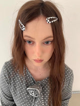 Polka Dot hair-pin(2pcs)