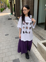 ティチルキャットオーバーフィット半袖Tシャツ