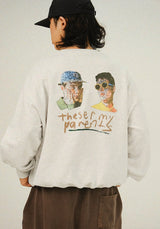 [SEMADE] Boys Back Printing Sweatshirt