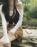 westiny matte fringe mini SK