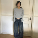 Posol Basic Short Round Knitwear