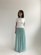 ソル シャーリング ロングスカート (4color)