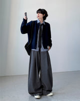 Mason Pintuck Wide Slacks