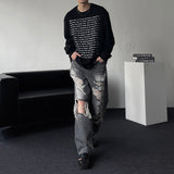 DP761471626868 ロングスリーブTシャツ withレタリング (2 colors)