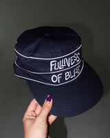 Stripe snapback ball cap