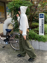 BALLOON SNAP WIDE PANTS (3C)
