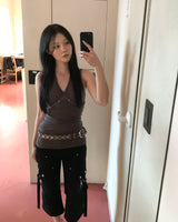Pocket capri pants