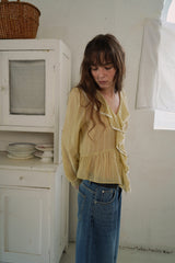 Mild denim pants