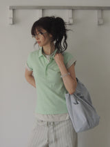 ダンシングオーキッド スタンダード スリムフィット PK Tシャツ (tropical green) 2サイズ