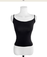 live deep round basic sleeveless top