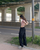 【MADE】Shirring blouse