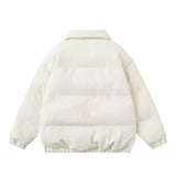 Sweet Ribbon Corduroy Padded Jumper