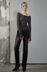 SCULPT DENIM PANTS