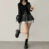 Lottie span two-button cardigan