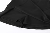 Athletic slit skirt - black