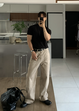 Hidden Air Mesh Muscle Fit Short Sleeve Ties