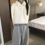 ヴェネットラウンドボタンファーショートジャケットコート