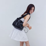 Medium Crossbody Satin Black