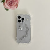 [made]silver rose ver resin case