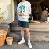 LMN ENNINE カラーオーバーサイズフィットスウェットシャツ (4 colors)