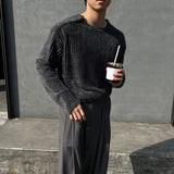 LMN Angora Shoulder Burton Stripe Long Sleeve Tee (3 colors)
