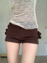 Bay Side Two Buckle Roll-up Short Pants