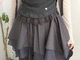chiffon layered skirt