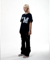 TM CRACK TSHIRT-BLACK