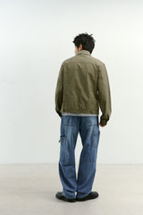 インシジョンダブルニーカーペンターパンツ (Washed Blue)