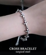 S.STEEL Cross silver Bracelet