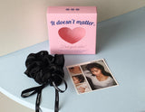 [3 set] Berry mini scrunchie (Navy)