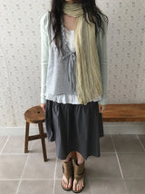 Reniki Color Basic Open Cardigan