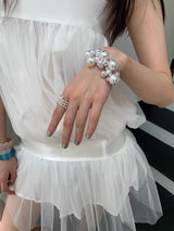 Pearl crochet bracelet