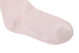 Knit half knee socks - pink  
