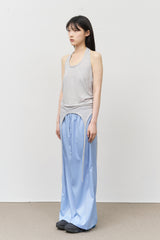 (W) Oslo Silk Long Skirt