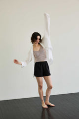 LUMINOUS OVERSIZED SHIRT / WHITE