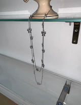 Silver STAR 2layered necklace