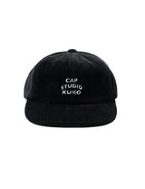 KUKO Corduroy Cap_Black White