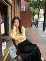 エアリーサマーカーディガン_yellow