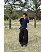 ゴーバーノンフェードカーブドデニムパンツ