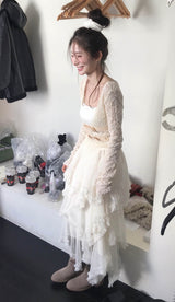 ティアズオブロングシフォンドロップアシンメトリックsk