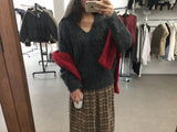 [MD Pick]ウールタッチブラッシュVネックニット (4 Colors)