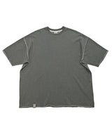VINTAGE P. DYEING CUT-OUT 1/2 BOX TEE (Khaki)