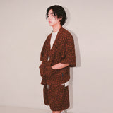 flower robe cardigan_brown