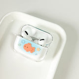 [AirPods] ゴールドフィッシュケース (ブルー) (オンリーケース)
