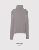 ウールテンセルタートルネックアームウォーマーTシャツ (5color)