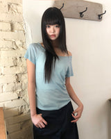 Beibin One-Shoulder Short-Sleeve T-Shirt